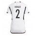 Tyskland Antonio Rudiger #2 Hjemmedrakt Dame VM 2022 Kortermet